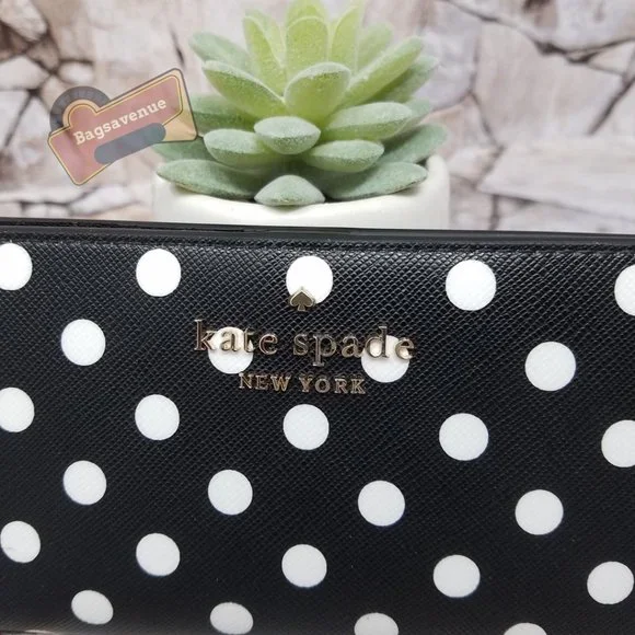 Minnie Mouse Black Backpack Polka Dot Large Bifold Wallet  display picture 2